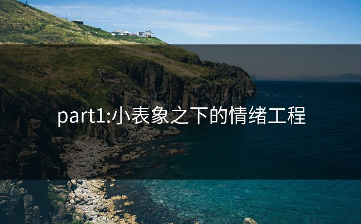part1:小表象之下的情绪工程